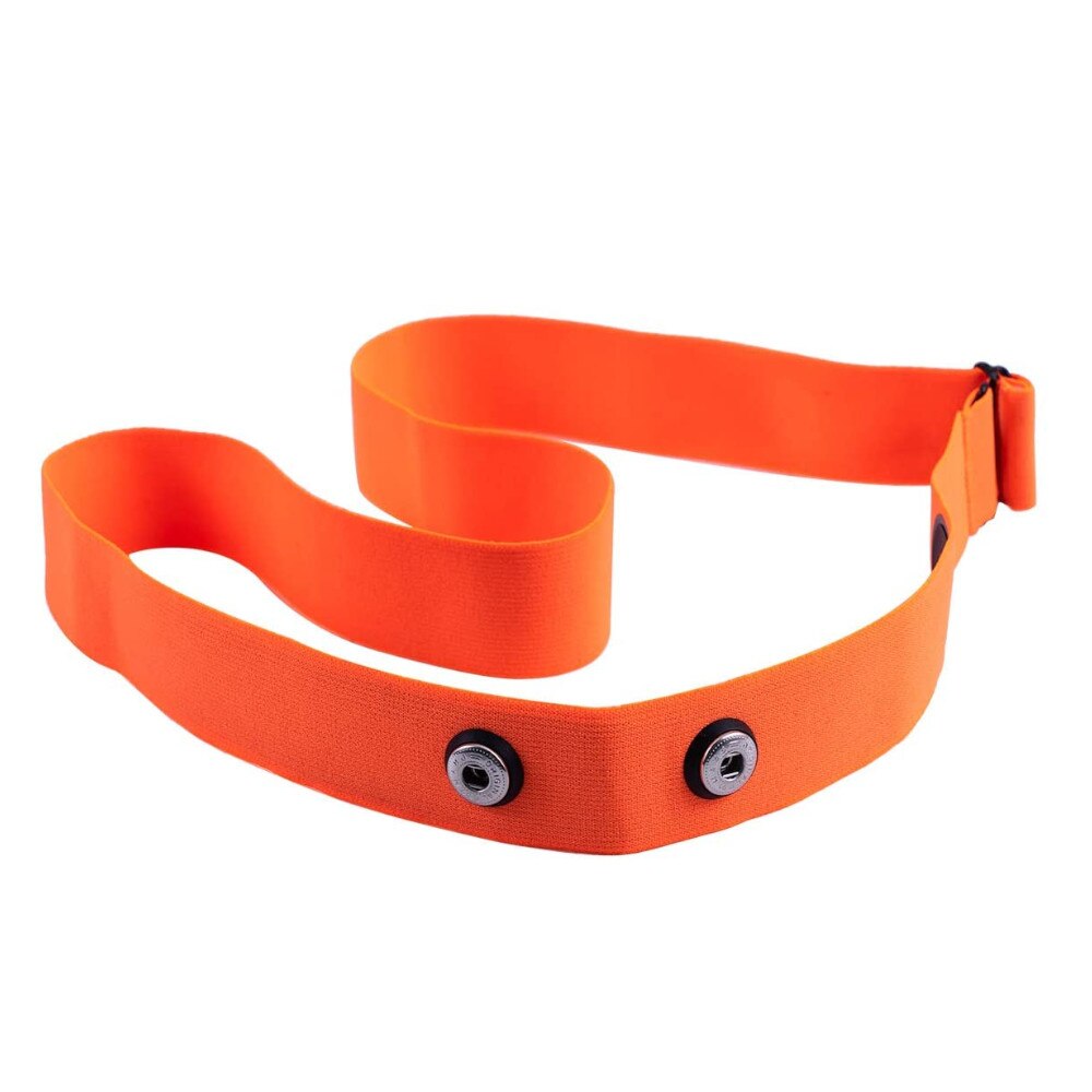 Vervanging Horlogeband Cardio Verstelbare Elastische Band Voor Garmin Zwarte Kleur: Oranje