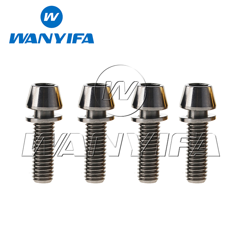 Wanyifa M5 x 16 18 20mm or arc-en-ciel Ti boulons en titane vis avec W0ashers: M5X18 titanium