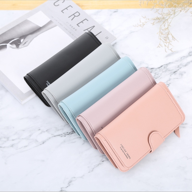 ladies short casual zipper buckle small card bag super soft leather pocket small handbag, wallet, card bag purse