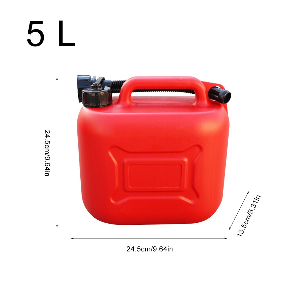 Réservoir de carburant pour voiture, 20l 10l 5l, Portable, bouteille de stockage en plastique épais, antistatique, réservoir d&#39;essence, réservoir d&#39;huile