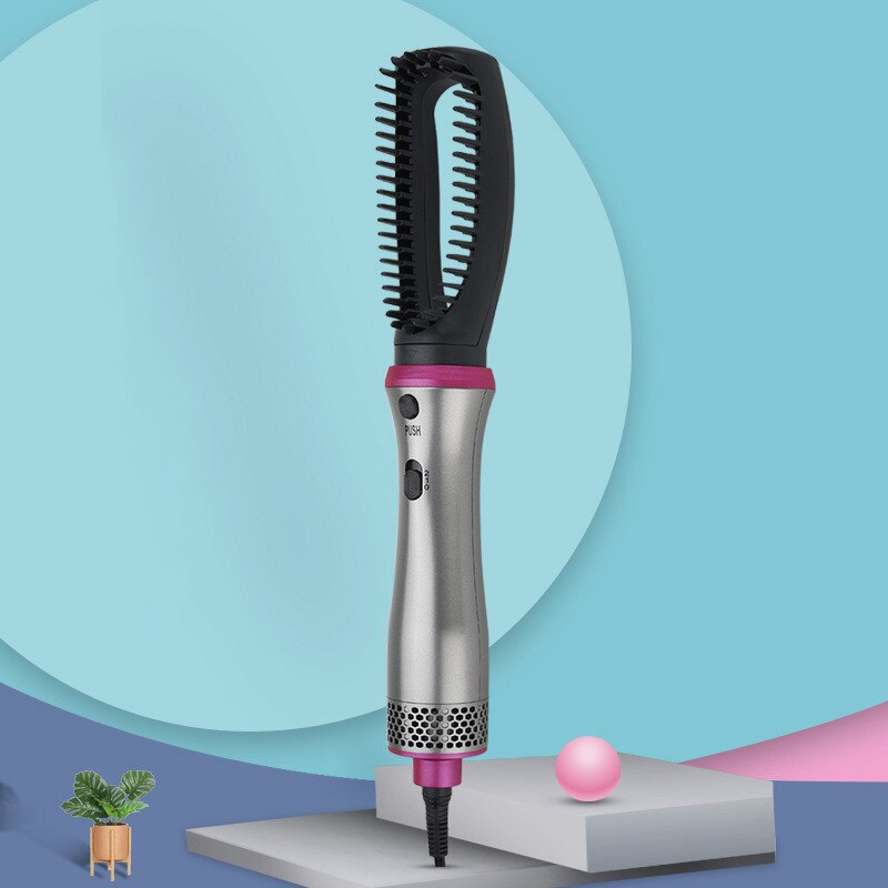Secador de pelo multifuncional 5 en 1 Electri, cepillo para usar con secador de cabello, peine volumizador, plancha de pelo