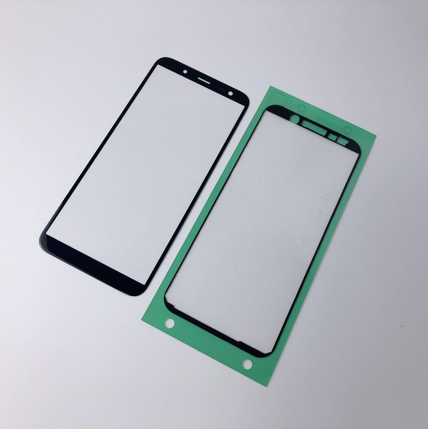 Voor samsung galaxy  j6 j600f j600g &  j8 j810 j810f lcd-scherm front glas touchscreen sensor + lijm