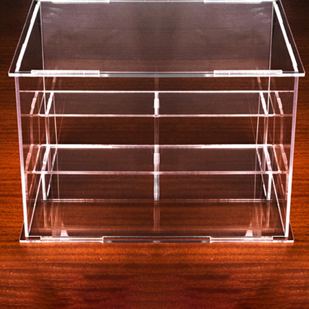 Estuche de exposición acrílico mostrador soporte de caja escaparate de protección a prueba de polvo para figuras de acción juguetes coleccionables + 1 de Navidad