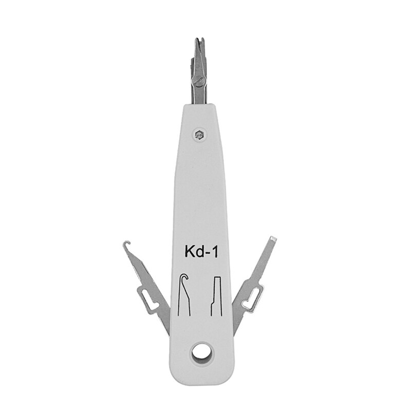 Per RJ11 RJ12 RJ45 Cat5 KD-1 Cavo di Rete Wire Cut Strumento Pugno Imbottiture Impatto Strumento