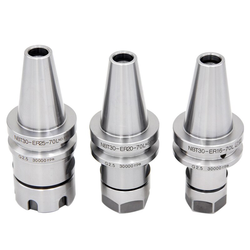 NBT30 ER16 ER20 ER25 ER32 Chuck Gereedschaphouder Zonder Spiebaan Voor BT30 Spindel Cnc Machine Frezen