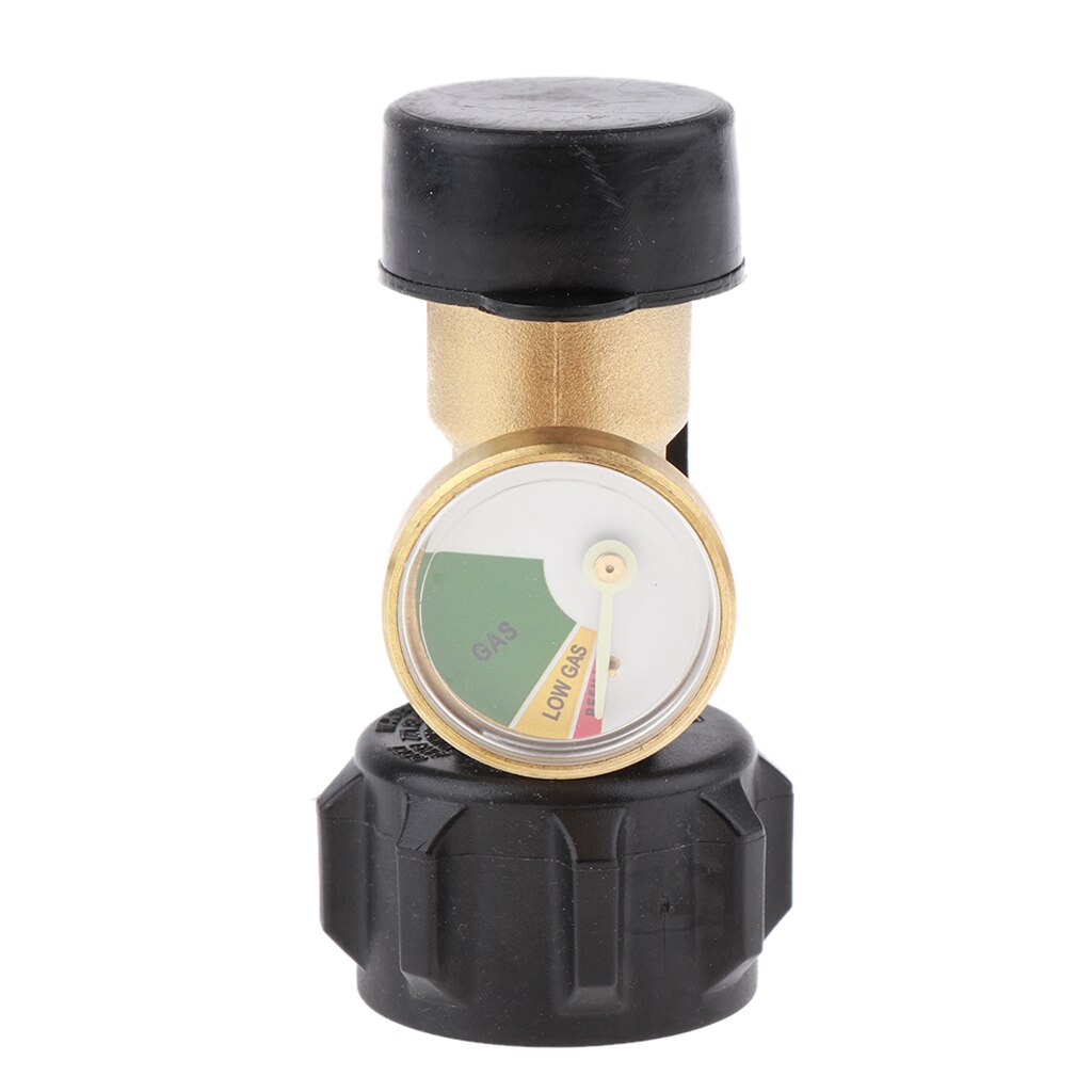 Propane Tank Gauge, Gas Pressure Gauge, Universal For Motorhomes, Cylinders, BBQ