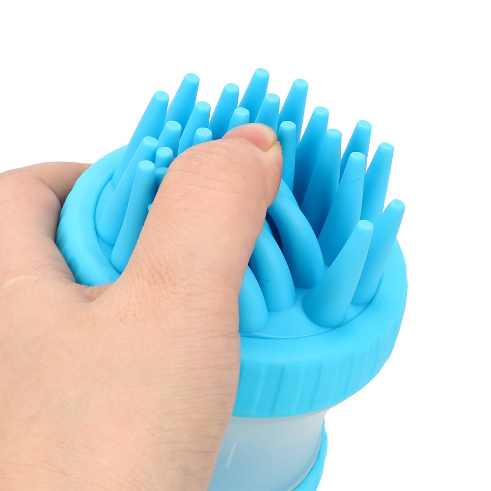 Accesorios para perros Baño de mascotas herramienta de limpieza cepillo para masajes de baño masajeador cómodo tamaño Palma herramienta de Ducha