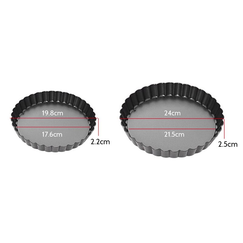 Pan Baking Tray Pie Tart Removable Bottom Pastry Mold Tools Loose Bottom Quiche Pan Tart and Quiche Pan