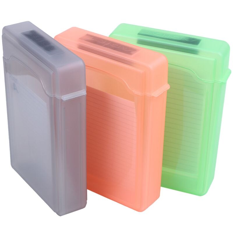 5 Pcs 3.5 "Draagbare Ide Sata Hdd Externe Behuizing Harde Schijf Case Hard Case Plastic Bescherming Case: Default Title