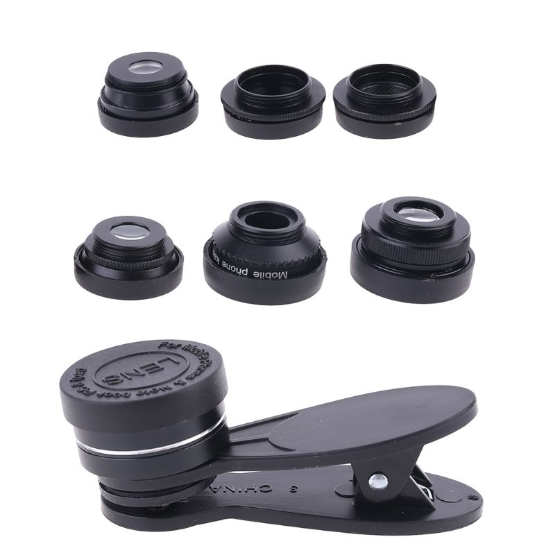 9 In1 Professionele Telefoon Camera Lens Kit Clip Op Voor Smartphone Mobiele Telefoon