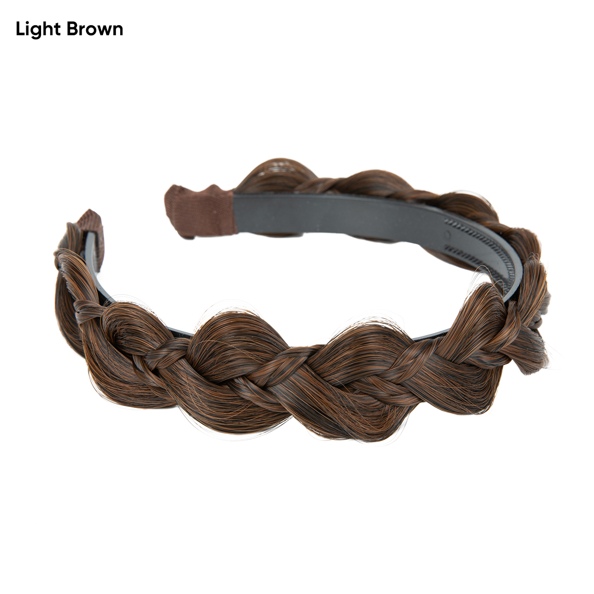 Diadema trenzada de mariposa sintética hecha a mano para mujer, cinturón para el cabello, diadema trenzada de estilo bohemio, postizos de peinado, H26: Rosa