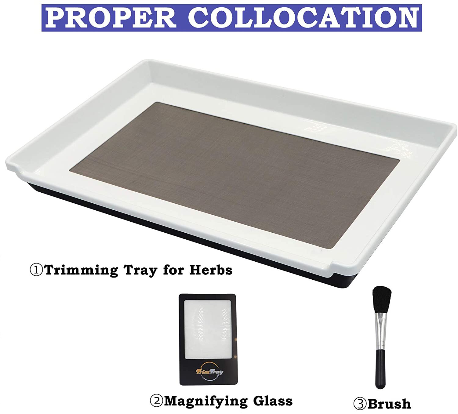 Outdoor Harvest Trim Tray Trimming Bin Set Camping Harvest Collector Grow Trim Tray And Trimming Scissors Set For Buds And Herb