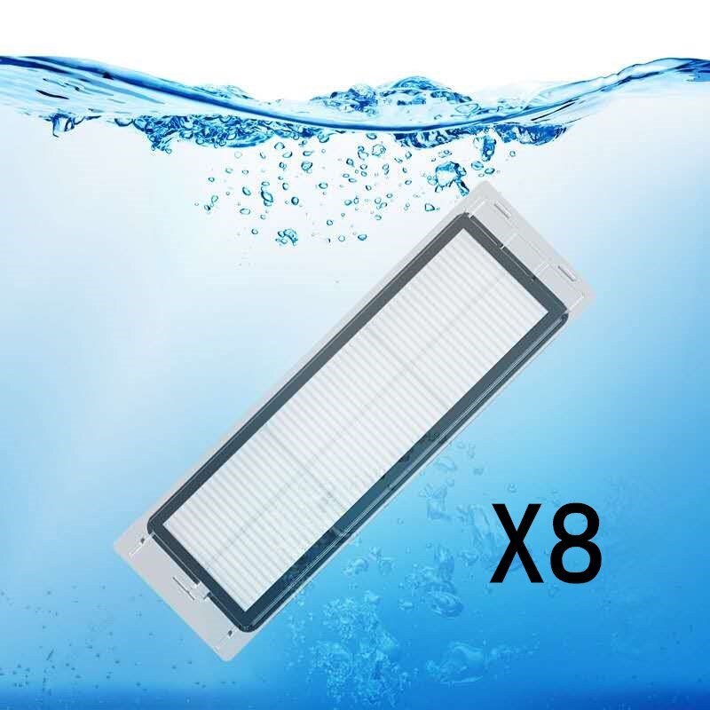 Waschbar Neue Hepa-Filter Luftfilter für Roborock S5 / S6 / S5Max / S6Max / S6Maxv / S6rein roboter Staubsauger Teile: 8Stck