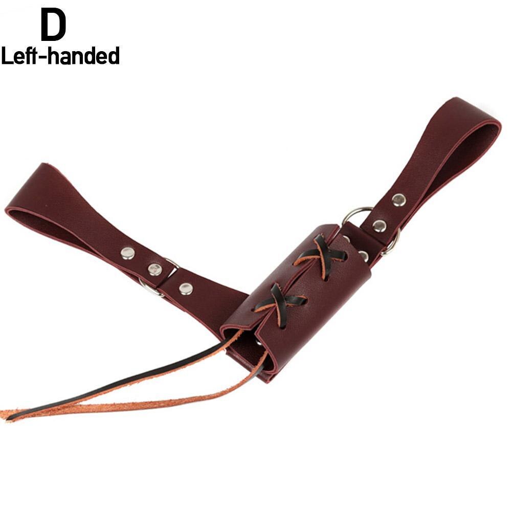 Renacimiento Medieval espada titular de la PU cinturón de cintura funda Guerrero Cosplay adulto pirata Larp Caballero de cuero de los hombres, correa de hebilla Vi J4V5: brown Left hand
