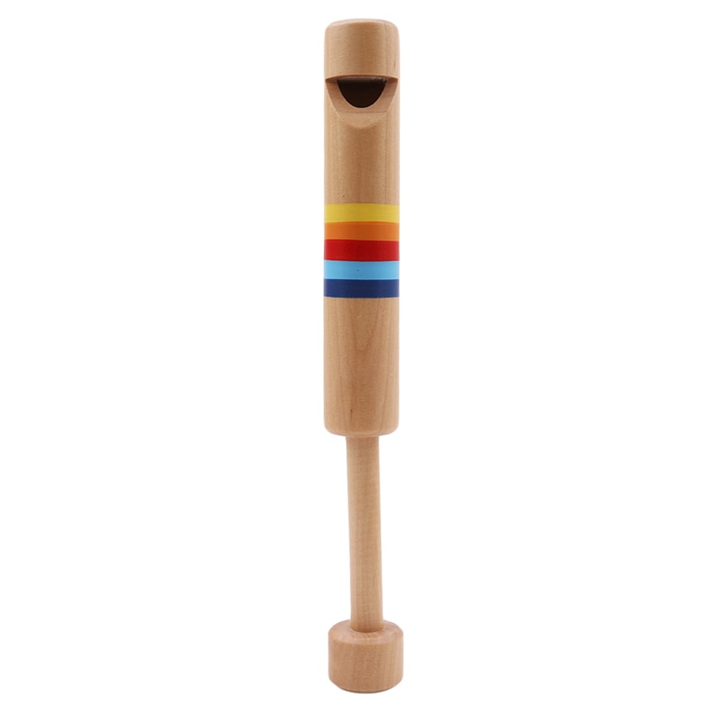 Juguete de madera para bebés pequeños dibujos silbatos diacríticos deslizantes Piccolo juguetes para niños juguetes educativos de música juguetes musicales clásicos para niños