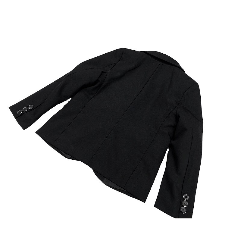 ! Traje de para niños de buena de color negro, traje de graduación para niños de 2 a 10 años, trajes de boda delgados y suave