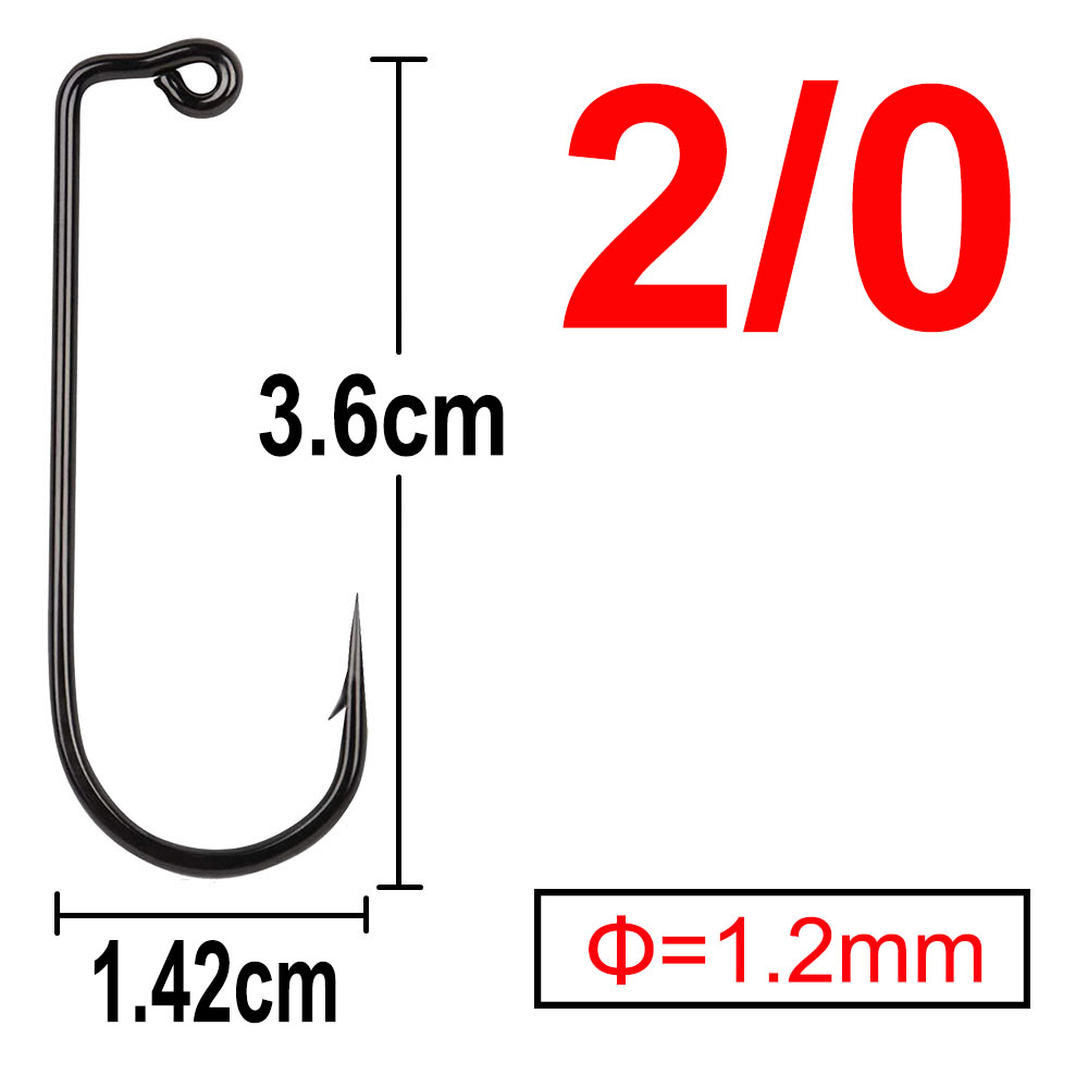 100 stks 90 Graden Jig Vliegbindset Sterke Draad Zoutwater Zoetwater Vis Haak Aberdeen jig vissen maat 6 4 2 1 1/0 tot 4/0 #