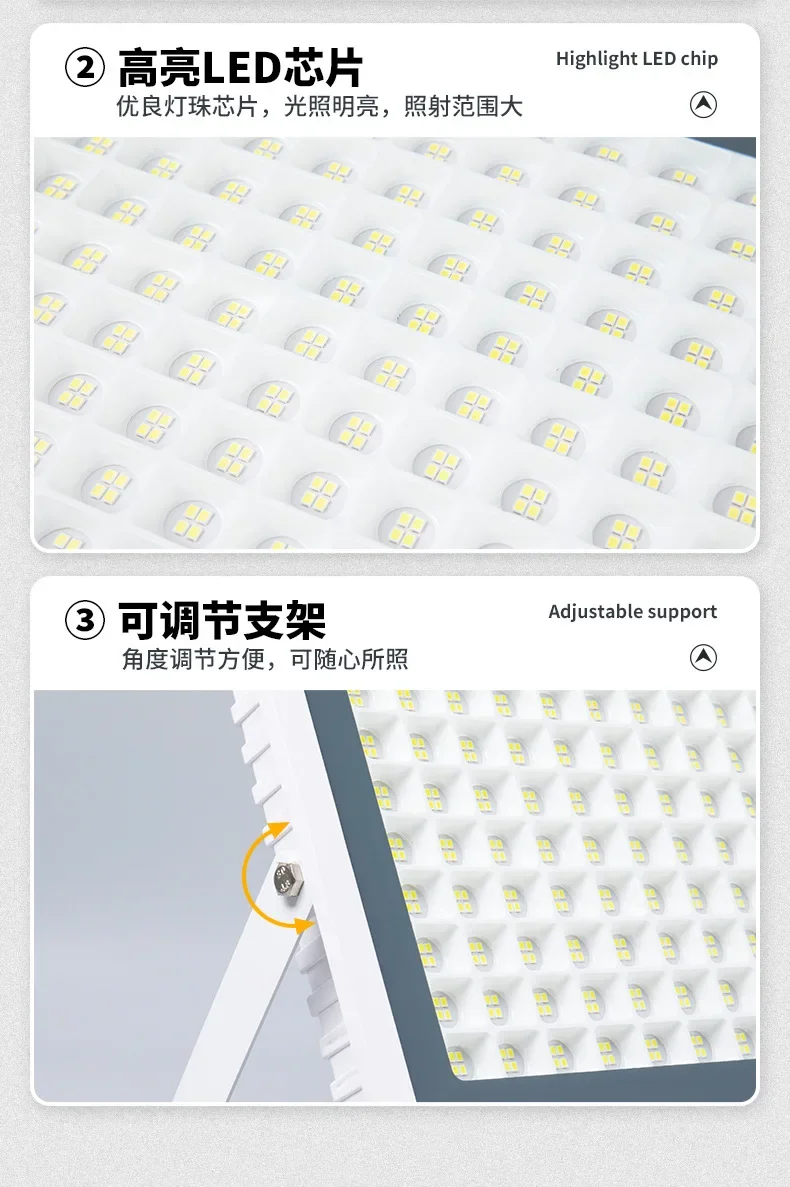 Outdoor Schijnwerper Solar Lamp 96/140/216 LED Afstandsbediening Binnenplaats Verlichting Straatlantaarn Waterdicht IP67 Tuin Huishouden