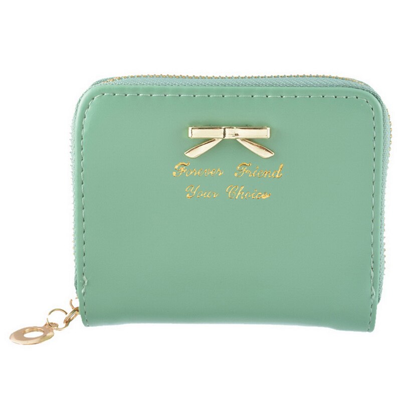 Women Long Clutch Wallets Female PU Leather Bowknot Coin Bag Phone Purses Lady Cards Holder Wallet: 6