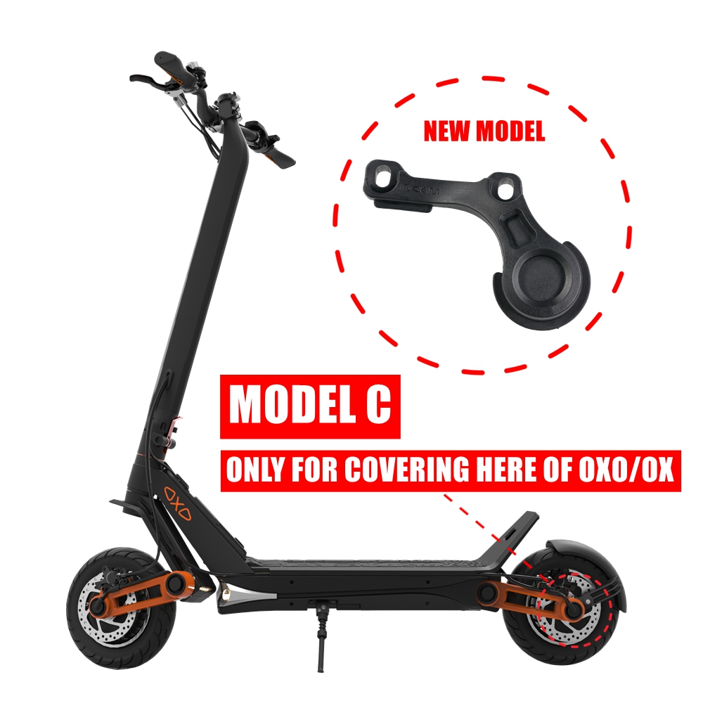 Cubierta de sellado de brazo oscilante para patinete eléctrico INOKIM OXO, enchufe para bloquear el orificio del eje del Motor y la junta del Protector de cable del cubierta y del cuello