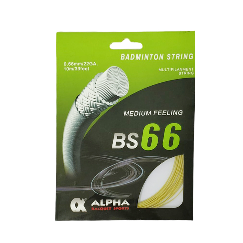 Alpha 1PC 0,66mm Badminton Schnur BS66 12m Badminton Schnur Durchführen Darm Gute Maschine Schnur Männer