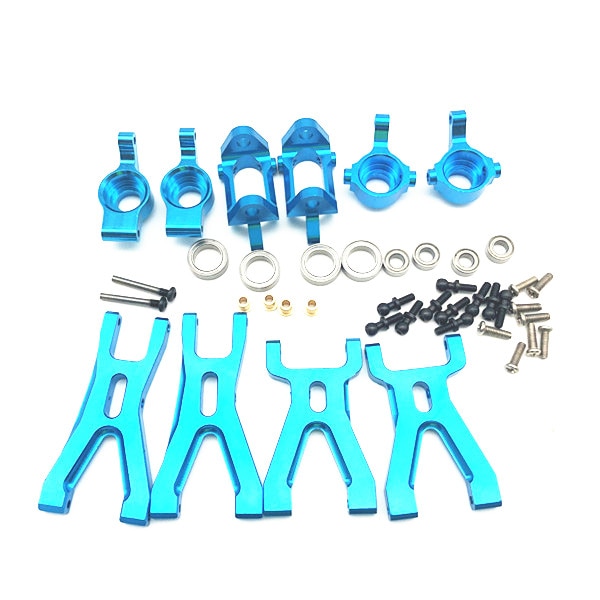 Upgrade Metal Suspension Arm & Front/Rear Hub C Seat Parts Kit For WLtoys A959 A979 A959B A979B RC Car Replacements