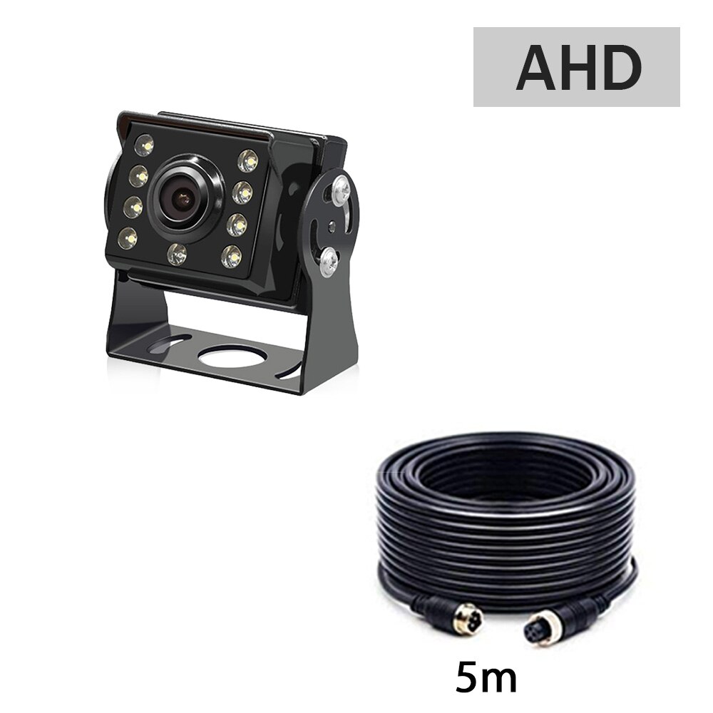 AHD Truck Backup Camera IR Night Vision Waterproof Vehicle Rear View Camera Auto Backup Monitor Universal For Motorhome Trailer: AHD Camera-5m