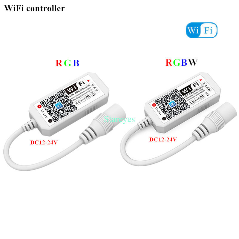 Magic Home WiFi Wireless Remote Controller Dimmer DC12V 24V Single color RGB RGBW Remote Alex Tuya Control For LED Strip