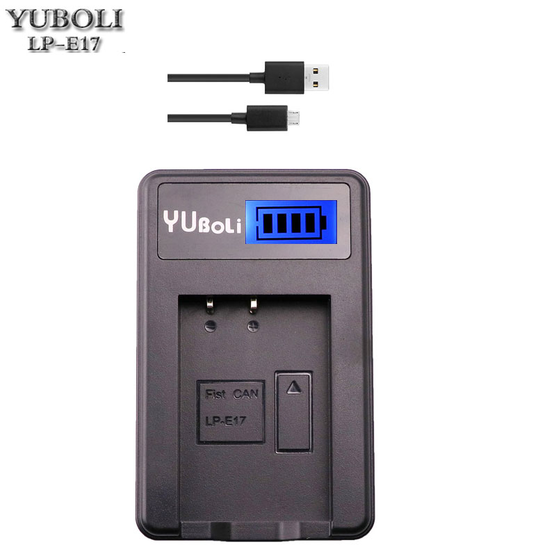 4x7,4 v 1300mah batería LPE17 LP E17 LP-E17 batería para Canon EOS 200D M3 M6 750D 760D T6i T6s 800D 8000D beso X8i cámaras: single charger