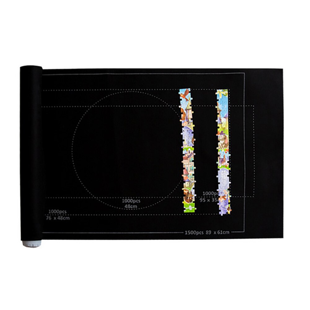 1pc 24*46 inch Jigsaw Puzzle Storage Mat Roll Up Puzzle Roll Felt For Up To 1500pcs Puzzle Travel Storage Bag Accessories