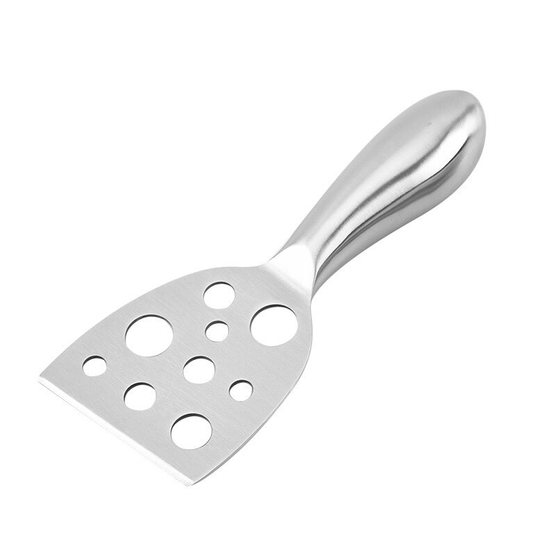 Ensemble de couteaux à fromage en acier inoxydable, couverts à fromage en argent, Gadgets de cuisine, outils de cuisson, Gadgets de cuisine, 1 pièces: 8A round hole 1