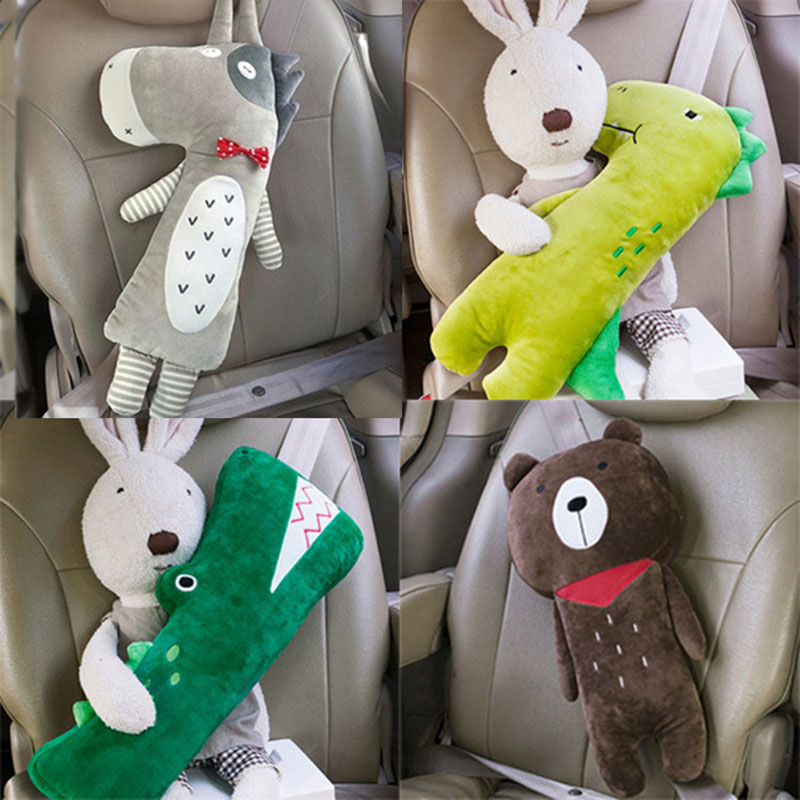Kind Auto Sitz Kopfstütze Schlaf Unterstützung Kinder Nickerchen Schulter Gürtel Pad Hals Abdeckung Für Kinder Auto Sitz Gürtel Halten kissen