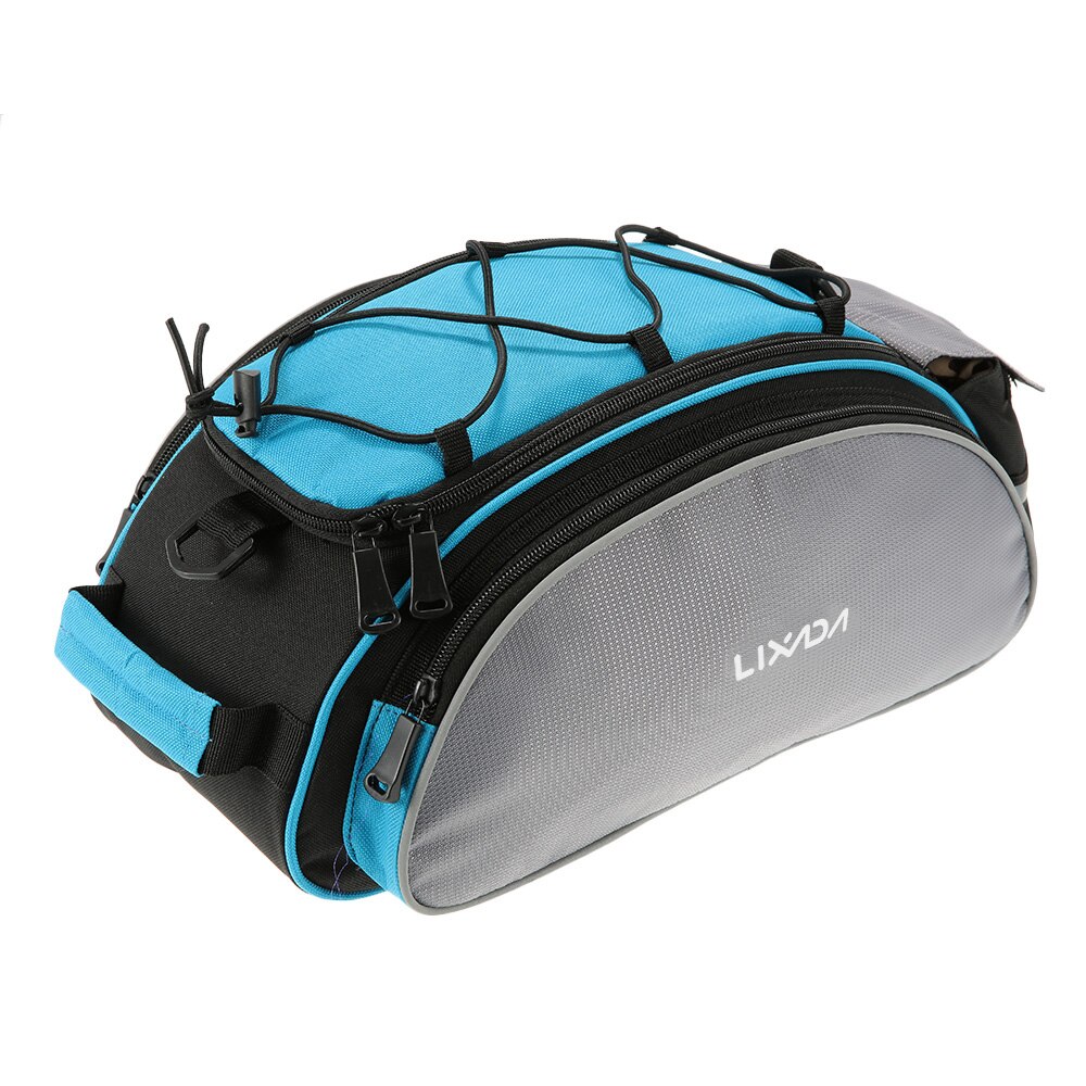 Lixada 13l multifunctionele fietstas voor achterop de fiets, buitenfiets, fietsendrager, sporttas, kofferbak, fietstas, achterbanktas, handtas