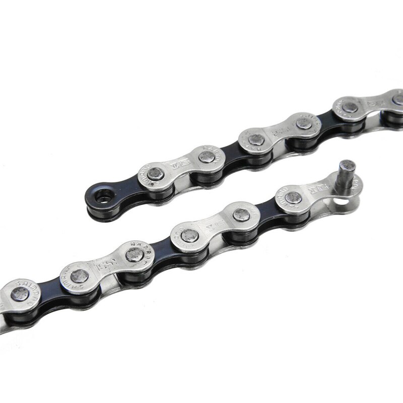 Silver Bicycle Chain 18 21 24 Speed Super Light for Mountain Road Bike MTB Chains Part 116 Links Bike Accessories