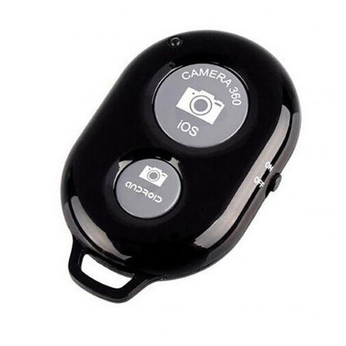 Draadloze Bluetooth Camera Afstandsbediening Selfie Shutter Voor Mobiele Telefoon Monopod Bluetooth Afstandsbediening Пульт Для Ворот: Black