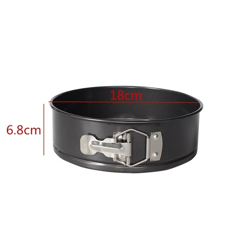 Cake Pan Carbon Steel Non-stick Spring Form Baking Pan Removable Bottom Cake Pan Bakeware Cake Baking Moulds Kitchen Accessories: 2