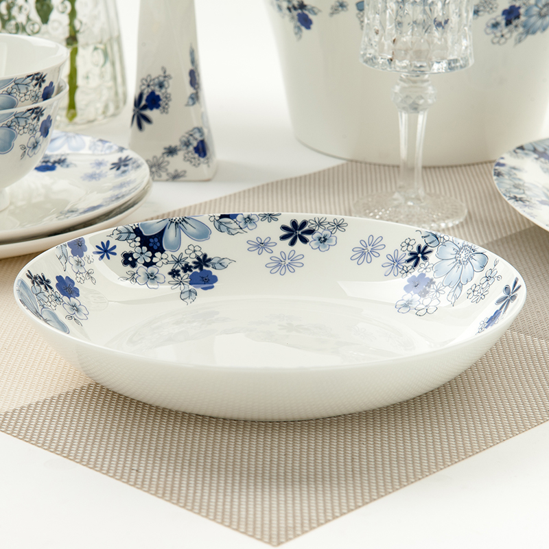 8 inch plate China cake plate cake fruit plate Ceramic steak plate: see chart4