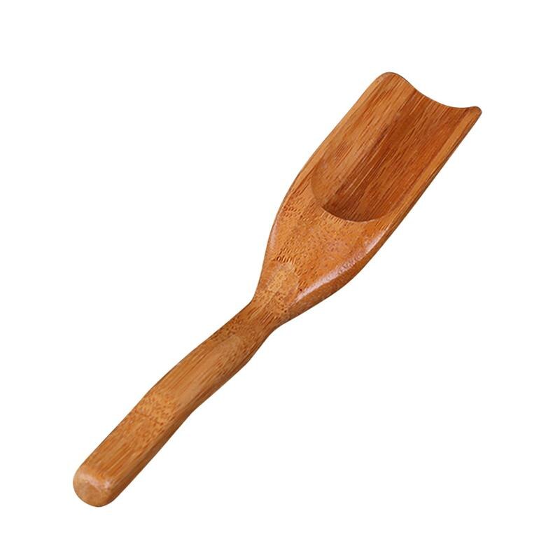Theeceremonie Natuurlijke Chinese Kongfu Thee Lepel Bamboe Vis Vorm Thee Schop Theewaar Accessoires Chinese Kung Fu Tool: Light Grey