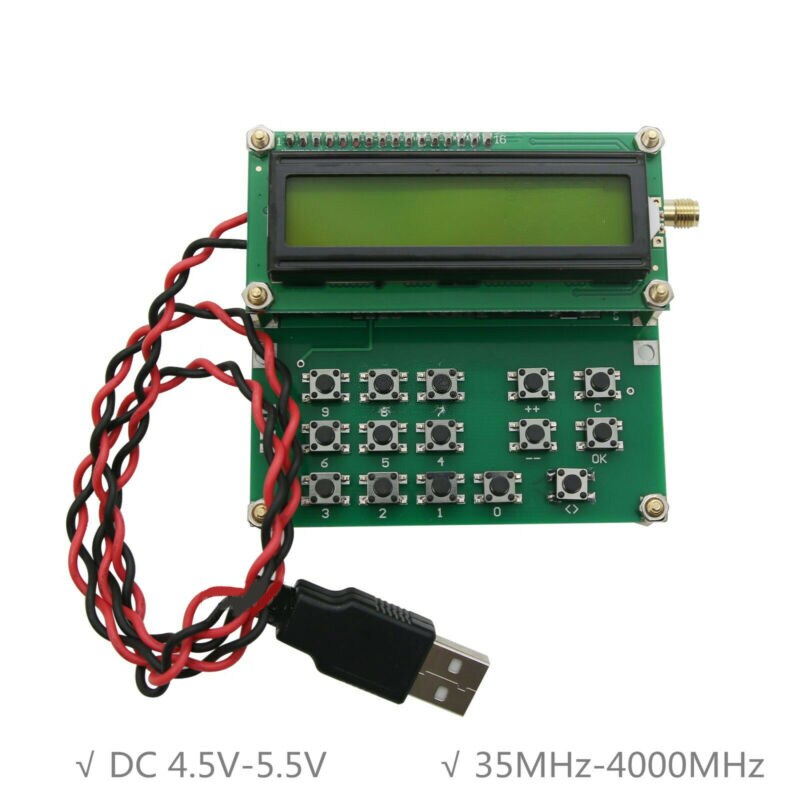 1 Pc Signaal Generator Rf Bron ADF4351 Vfo Hxy D6 V1.02 1 Khz-8 Khz Apparatuur