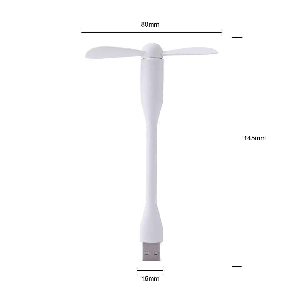 Mini ventilatore USB flessibile flessibile per Power Bank Laptop PC caricatore ca ventilatore portatile Computer Gadget estivi per l'home Office