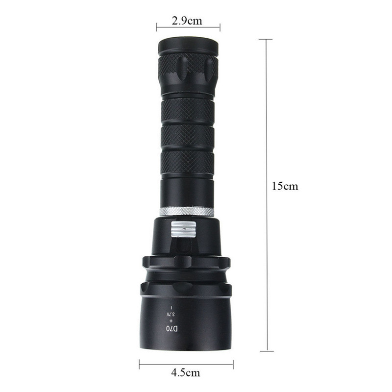 50000LM T6 L2 LED Zaklamp Duiken Onderwater 100M Scuba Fakkel Lamp Met Lader Voor Outdoor Camping Wandelen