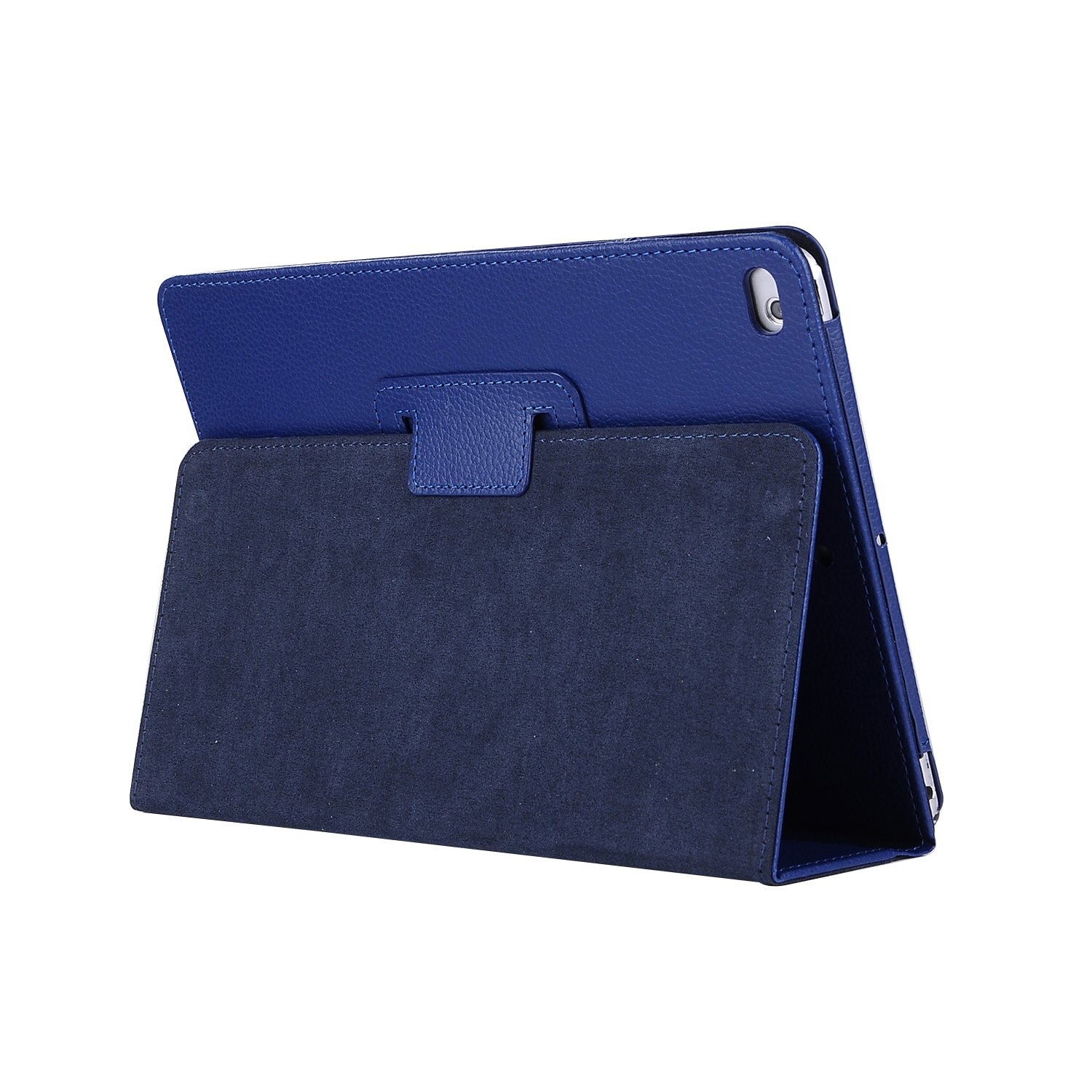 Pour ipad pro 10.5 étui A1701 A1709 A1852 Foilo support housse en cuir pour ipad air étui A2152 A2123 étui pour tablette Funda: for iPad pro dkblue