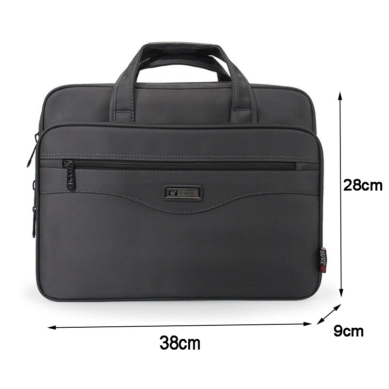 Marca Bolsas Homens de Negócios Pasta Laptop Bag Oxford Multifunções À Prova D' Água Homens Saco Crossbody Saco de Ombro de Alta Qualidade