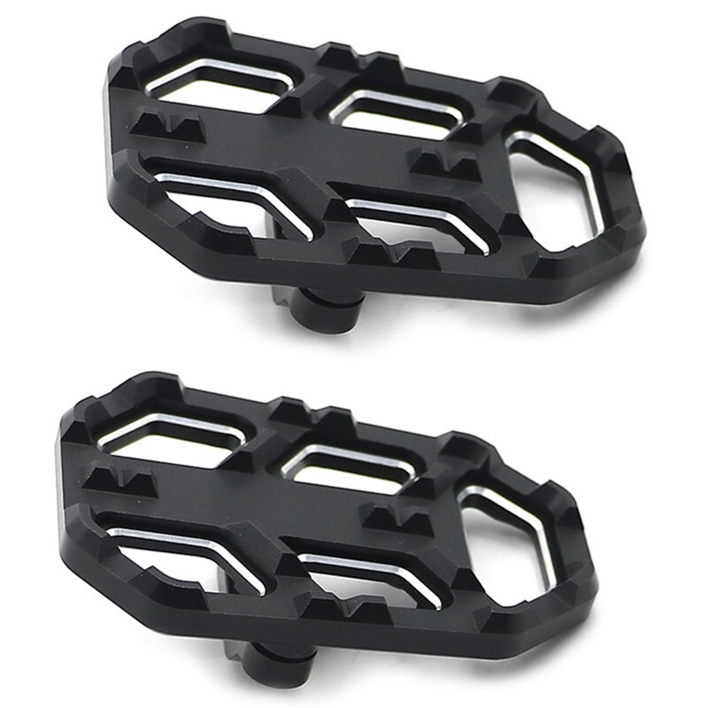 For Honda Nc700X Nc700S And Nc750X Nc750S Cnc Aluminum Motorbike Foot Pegs Footpegs Footrests(Black)