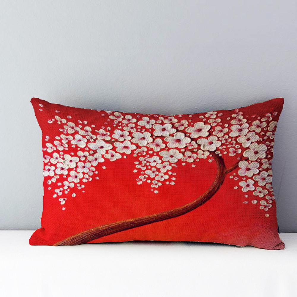 30*50cm Rectangle Pillow Cushion Case Toss Pillowcase Hidden Zipper Closure Soft Pillowcases Home Bed Ornament B1: O