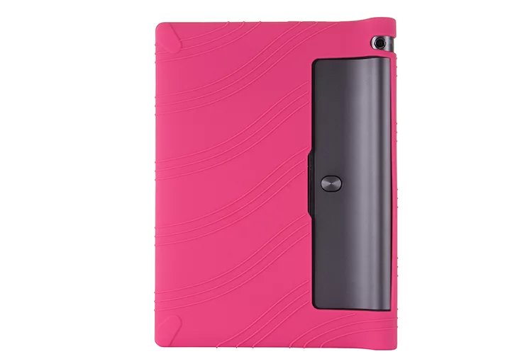 Funda para niños YOGA Tab 3 10 X50L X50M, funda de silicona suave para Lenovo YOGA Tab 3 10,1 X50 X50L X50M 10,0 tablet pc: rosered
