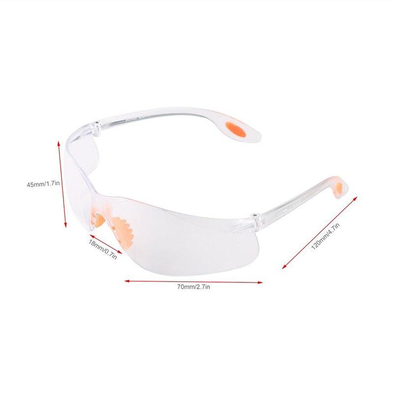 12 Pcs Goggles Glasses Eye Protection Safety Goggles Vented Glasses Anti-Splash Goggles Sand Prevention Glasses Protective