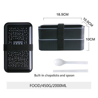 Lunch Box Lebensmittel Behälter Erhitzt Behälter Bento Essen Box Für Kinder Lancboks Lonchera Mahlzeit Prep Thermos Tasche Bolsa Almuerzo: B-FOOD
