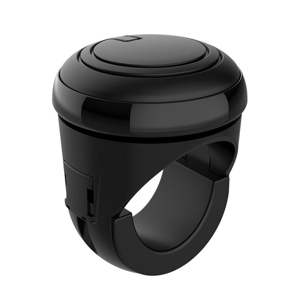 Perilla giratoria para volante, accesorio giratorio de 360 grados, rodamiento de Metal, potenciador en forma de bola, ajuste Universal, color negro
