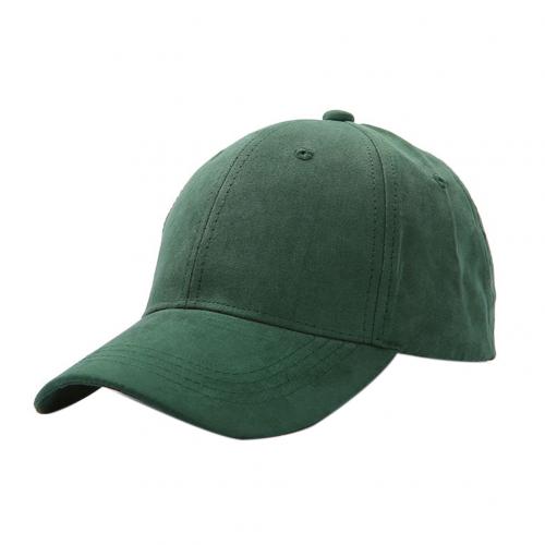 Ensfarvet baseball cap udendørs kvinder mænd par justerbar anti uv peaked hat afslappet hip hop baseball casual hat mænd kvinder: Grøn